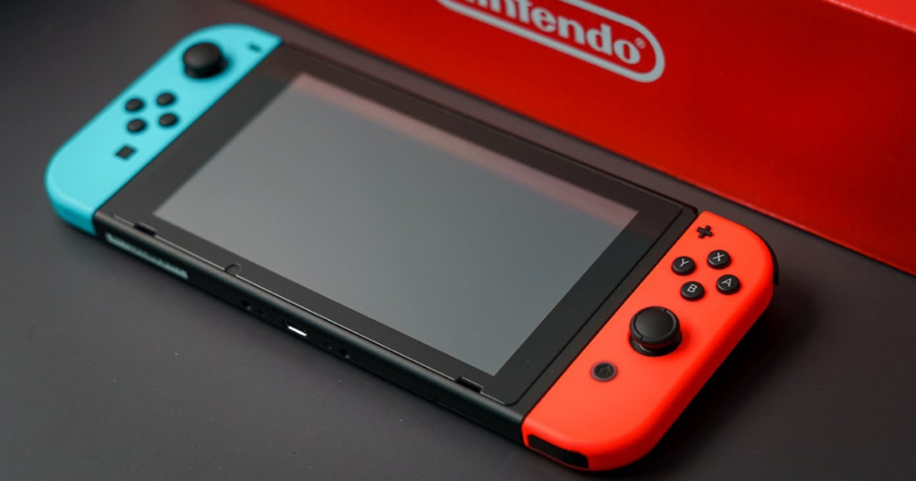 Nintendo Switch with Neon Blue and Neon Red Joy-Con: A Versatile Gaming Experience